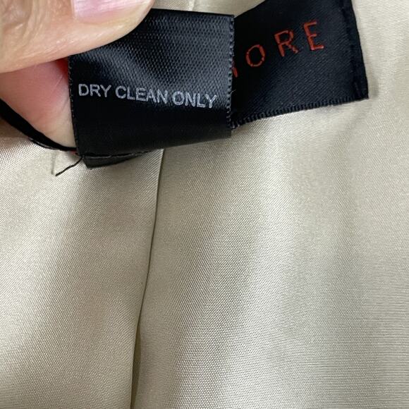 Nina McLemore Tweed Blazer Jacket Womens 8 Brown Wool Blend Silk Lining Career - Picture 8 of 16